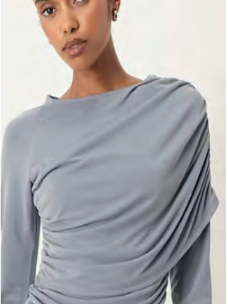 Natural Soft Uzun Kollu Bluz